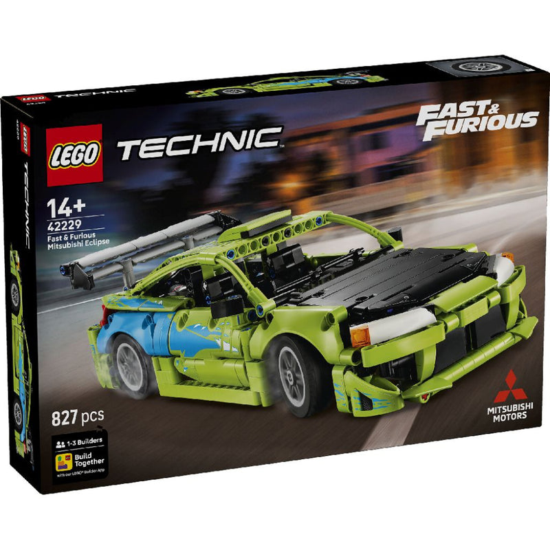 Lego 42229 Technic Fast And Furious Mitsubishi Eclipse Car (827 Pieces)