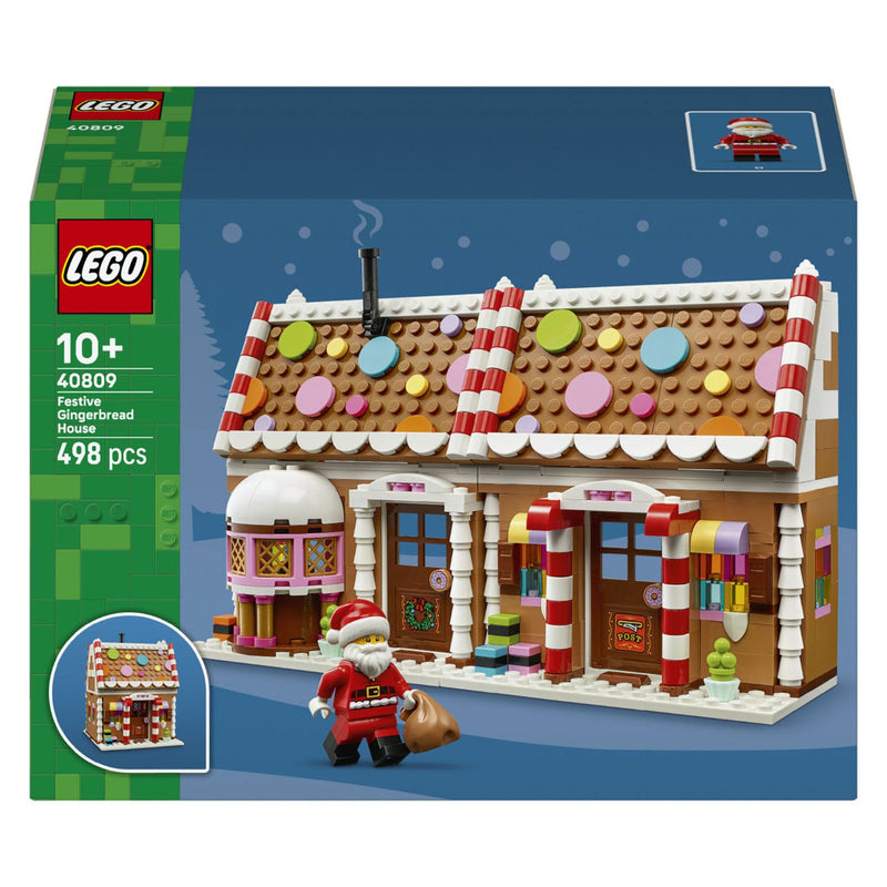 Lego 40809 Festive Gingerbread House (498 Pcs)