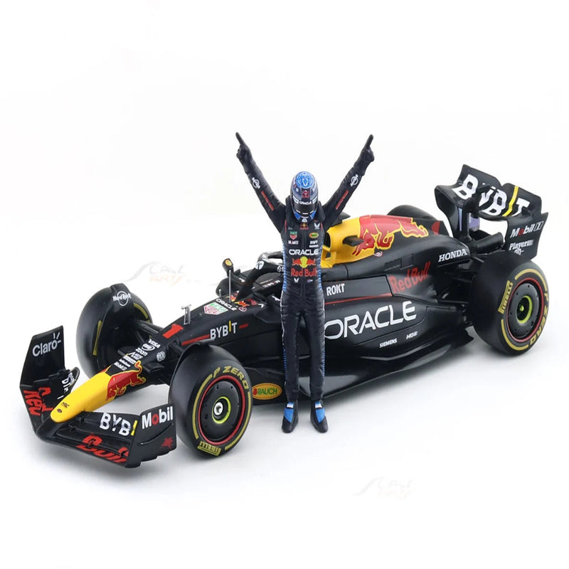 Bburago Red Bull RB20 Formula Race Car with Figure