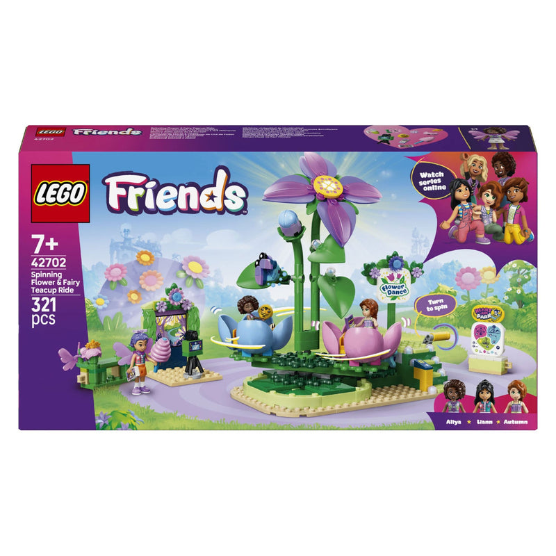 Lego 42702 Friends Spinning Flower & Fairy Teacup Ride (321 Pcs)