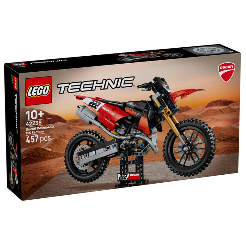 Lego 42238 Technic Ducati Desmo450 MX Factory Motorcycle (457pcs)