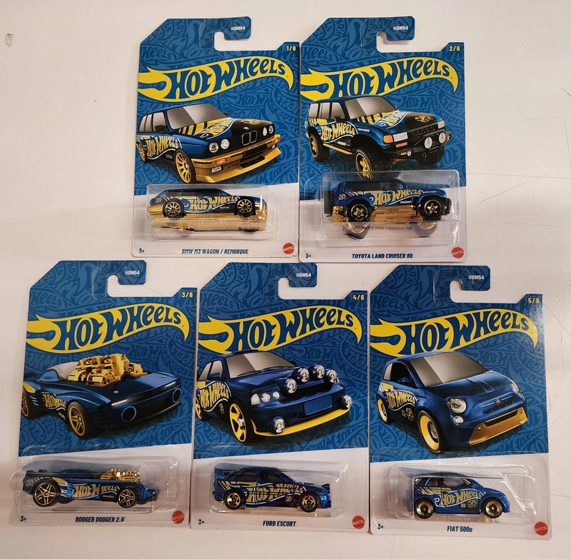 Hot Wheels 58th Anniversary Series Set of 5+ Silver Series Batman Collection Pack of 10 Cars
