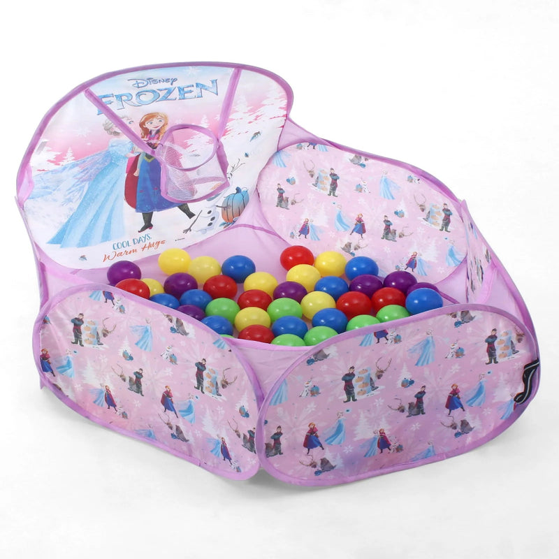 IToys Activity Ball Pool Basket Ball Play Tent - 100 Colorful Balls