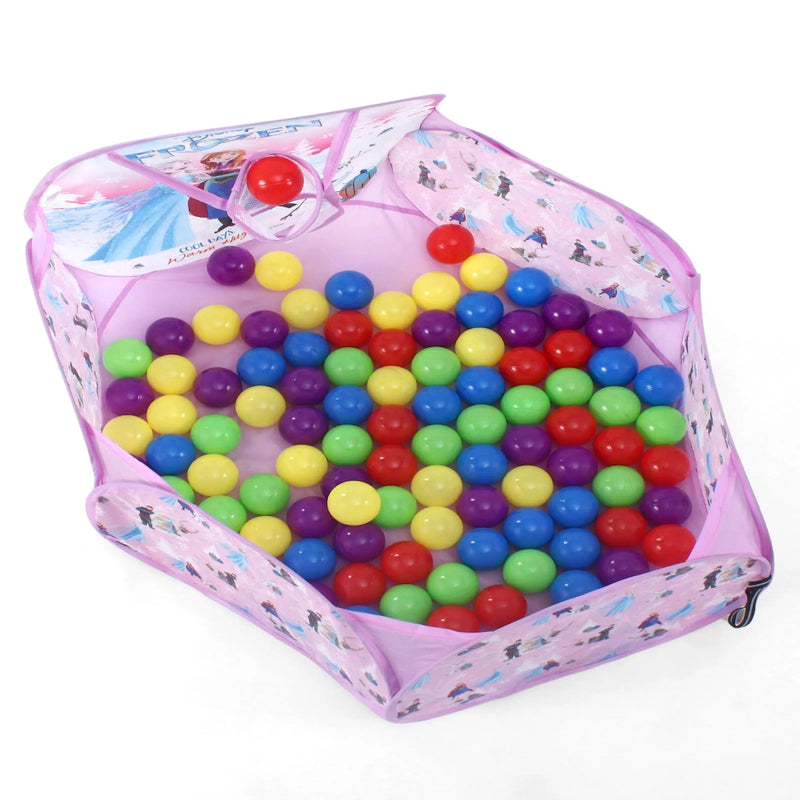 IToys Activity Ball Pool Basket Ball Play Tent - 100 Colorful Balls