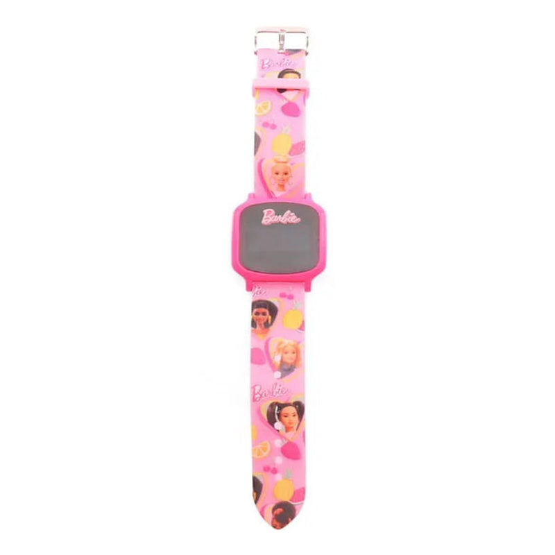 Striders Barbie Free Size Digital Watch - Pink