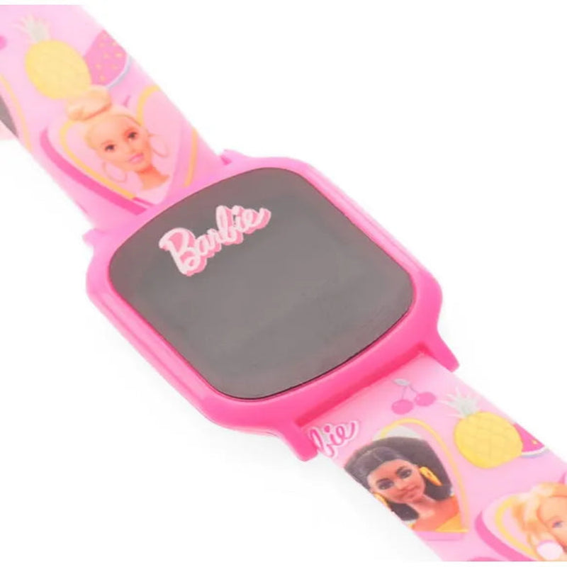 Striders Barbie Free Size Digital Watch - Pink