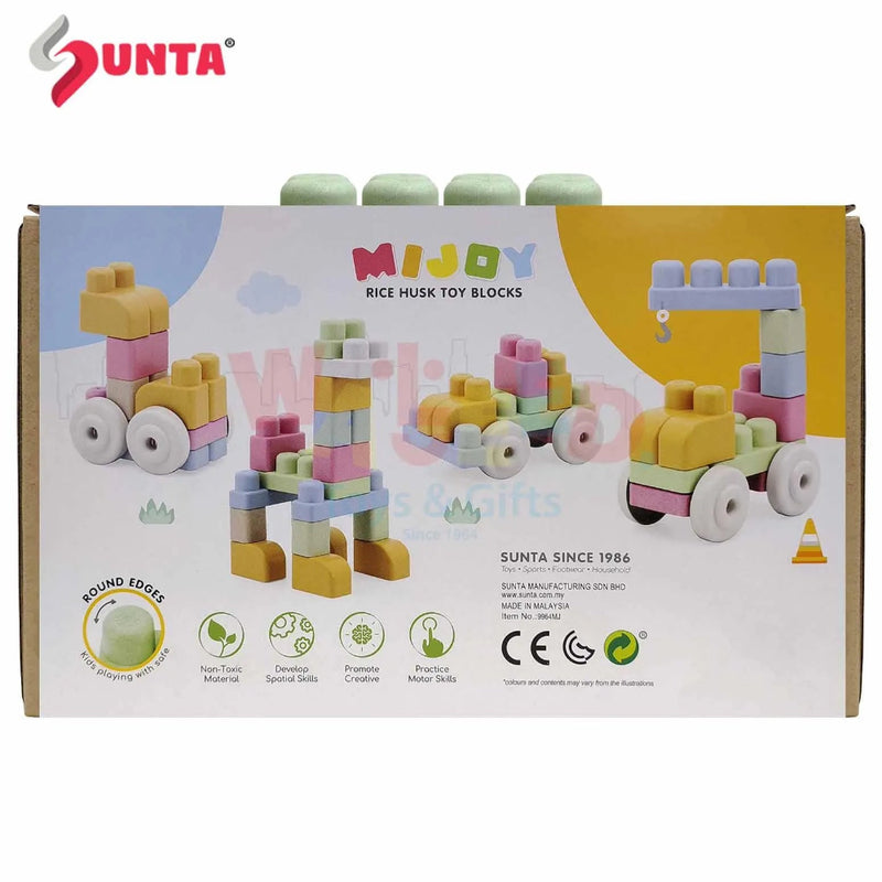 Sunta Mijoy Rice Husk Toy Blocks 25 pieces