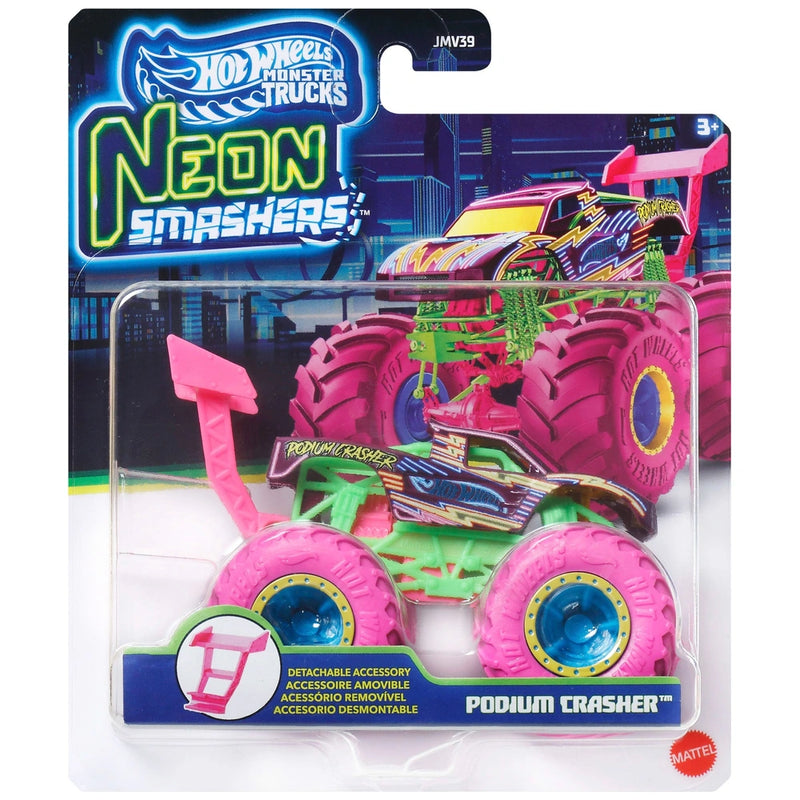 Hot Wheels Neon Smashers Monster Trucks