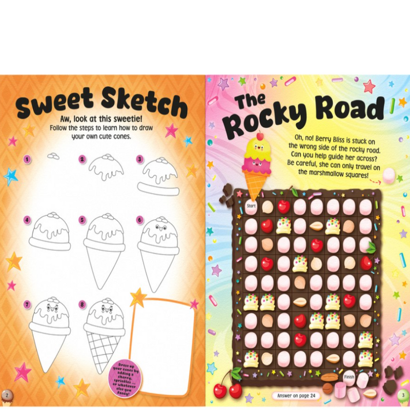 28 Scented Stickers Activity Books