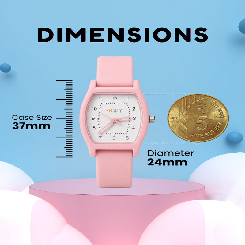 Spiky SPKEVA48 Rectangle Stylish Analog Watch For Kids