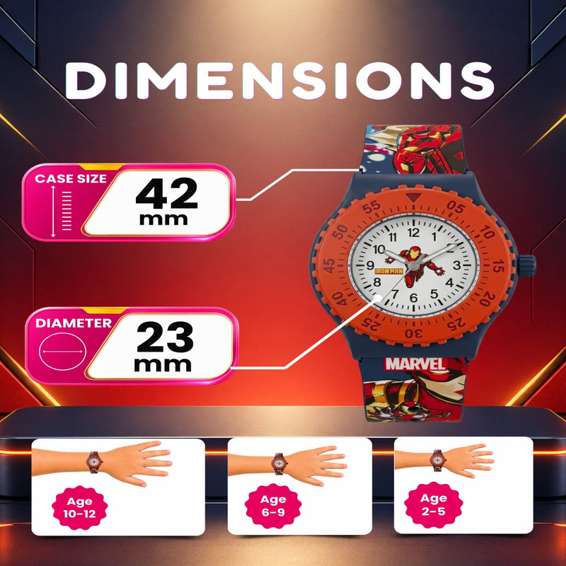 Spiky Marvel Superhero Kids Watch