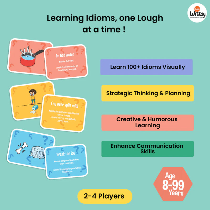 Think Wittsy Idiomania Learning Idioms,One Laugh At A Time!