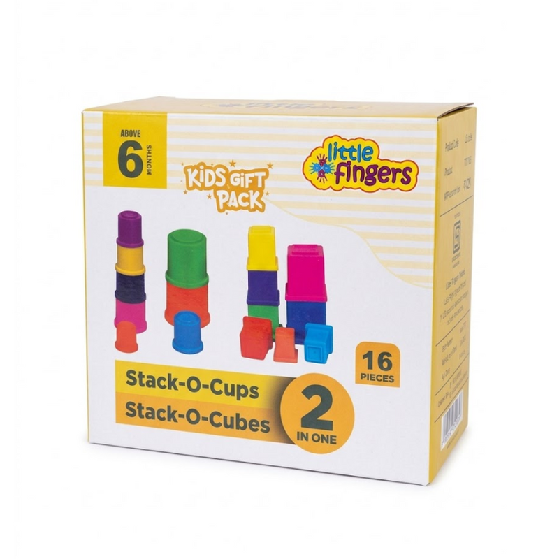 Little Fingers Stack-O-Cups & Stack-O-Cubes