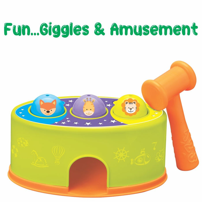 3 Strikes – Hammer Ball Game for Toddlers (12–36 Months)-simple-Toymate-Toycra