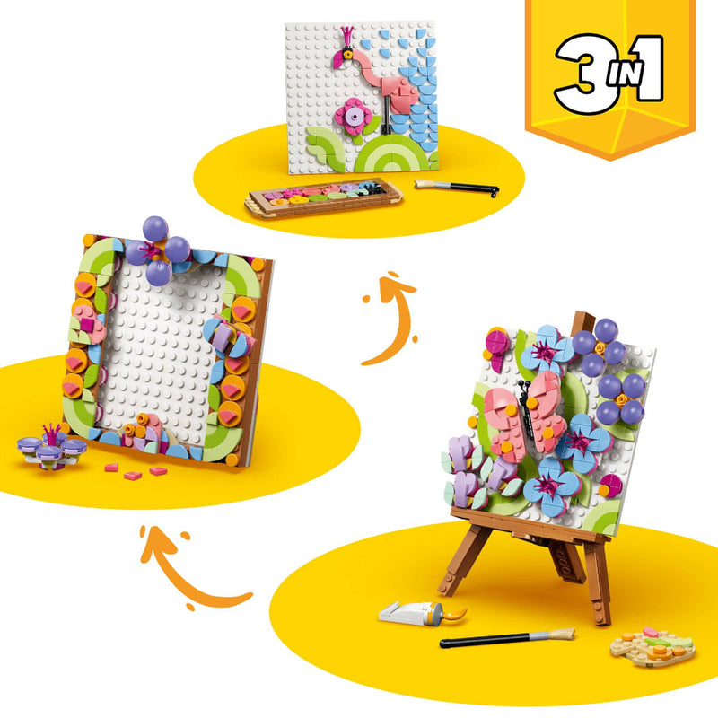 Lego 31390 Creator 3 In 1 Floral Art Decor Painting (348 Pieces)