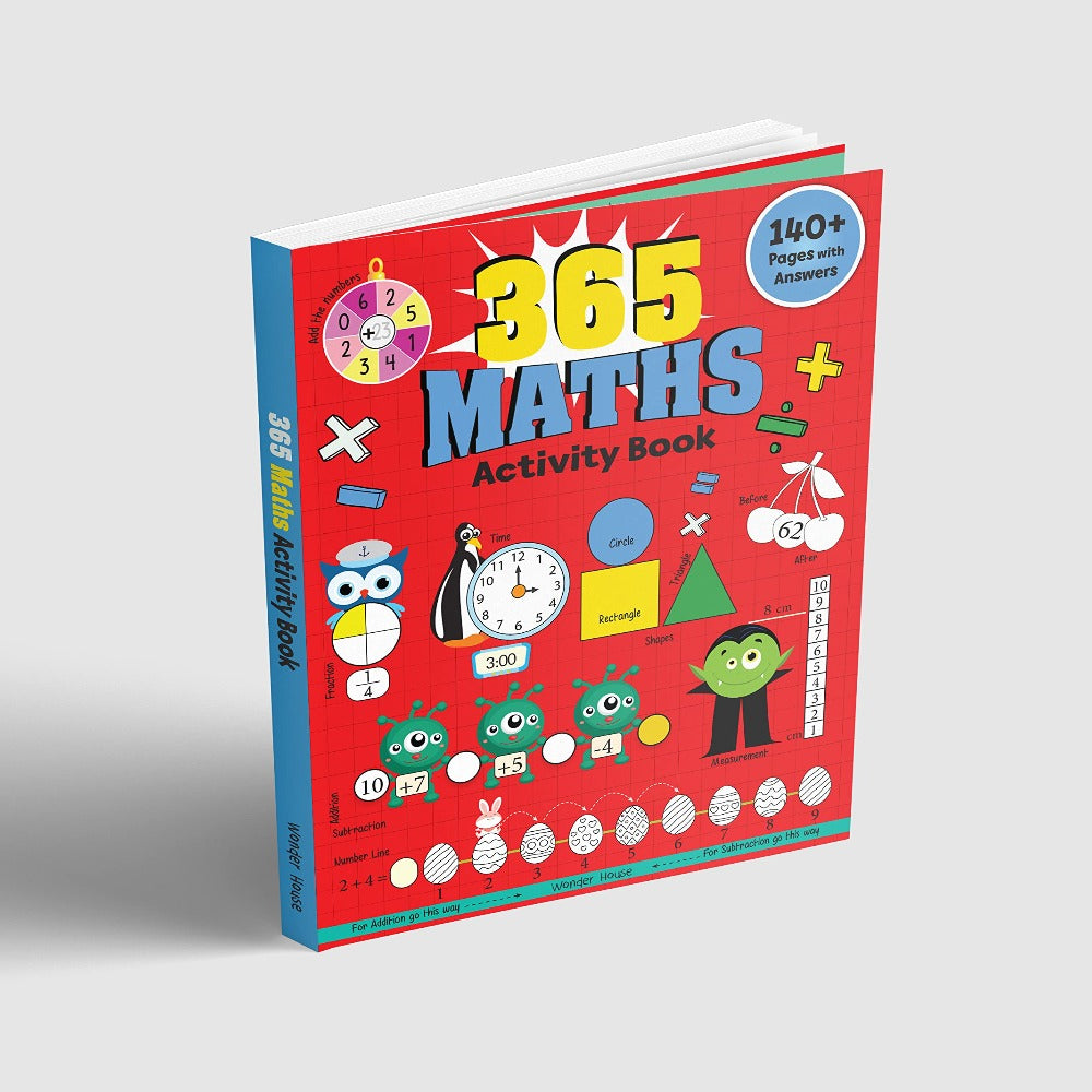 365 Maths Activity Book For Kids — Toycra