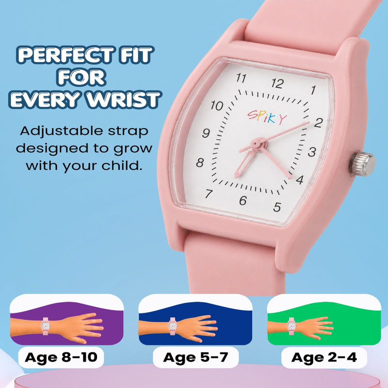 Spiky SPKEVA48 Rectangle Stylish Analog Watch For Kids