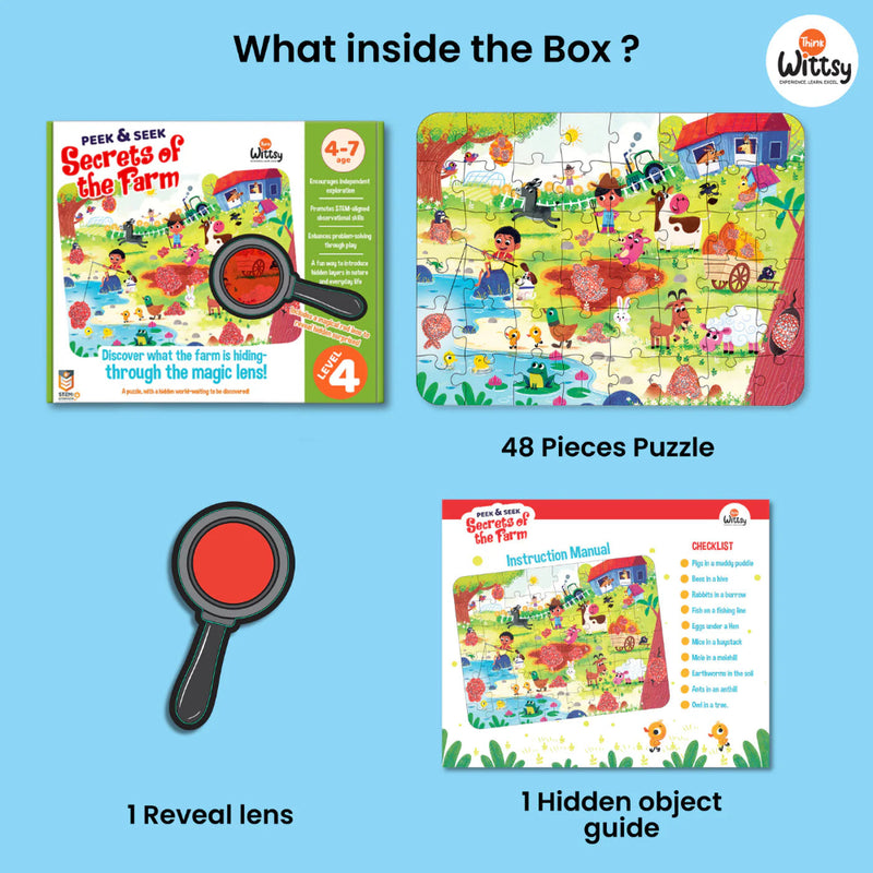 Think Wittsy Peek & Seek: Secrets Of The Farm