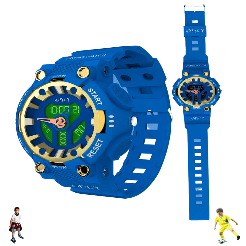 Spiky Premium Analog-Digital Watch For Kids EVA31