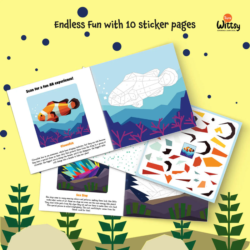Think Wittsy Ultimate Underwater Utopia AR Sticker Book