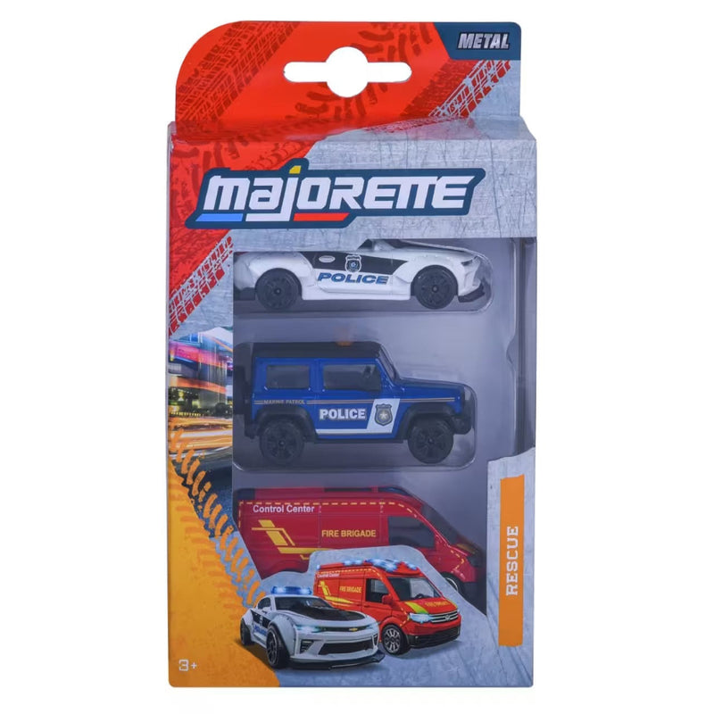 Majorette Rescue 3 Pieces Set