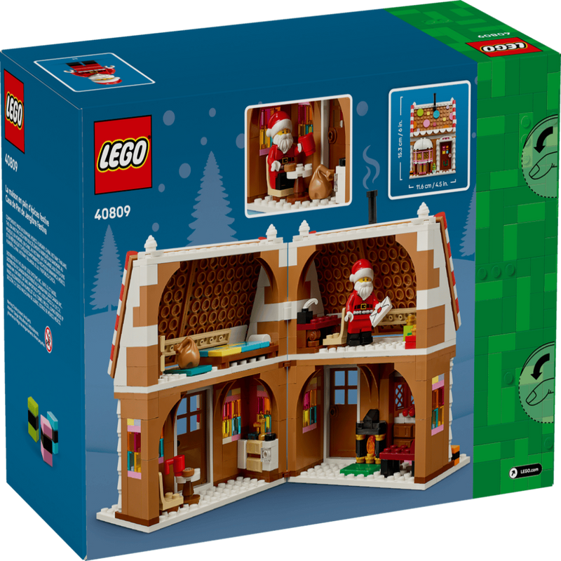 Lego 40809 Festive Gingerbread House (498 Pcs)