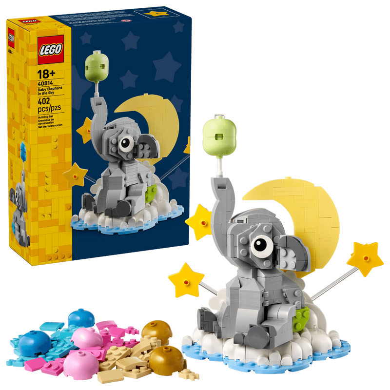 Lego 40814 Others Baby Elephant In The Sky (402 Pieces)
