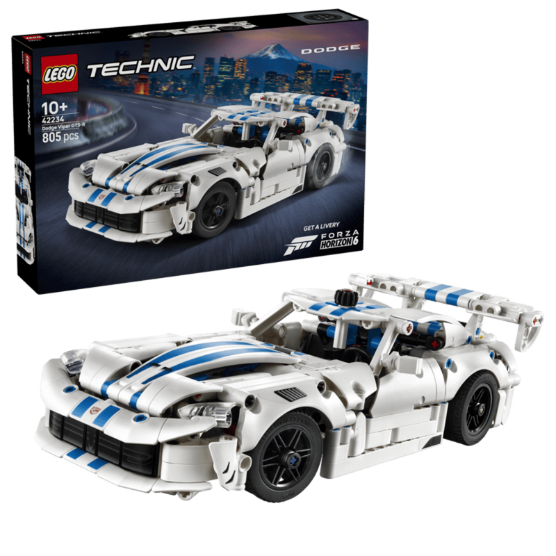 Lego 42234 Technic Dodge Viper GTS-R Sports Car (805pcs)