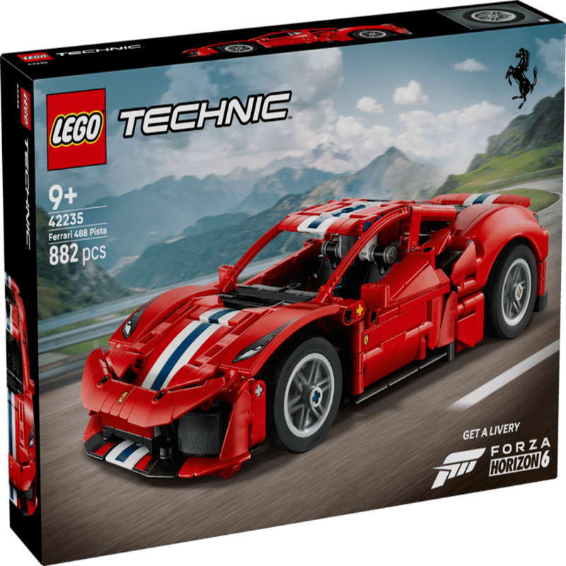 Lego 42235 Technic Ferrari 488 Pista Car (882pcs)