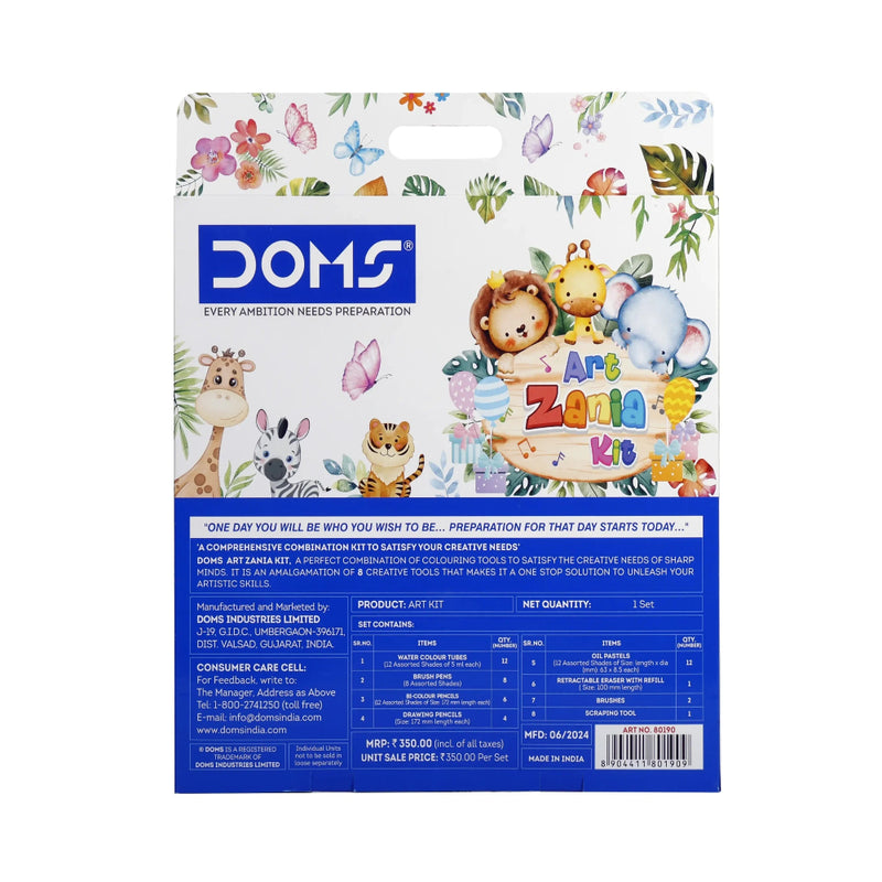 Doms Art Zania Kit Colouring & Painting Set