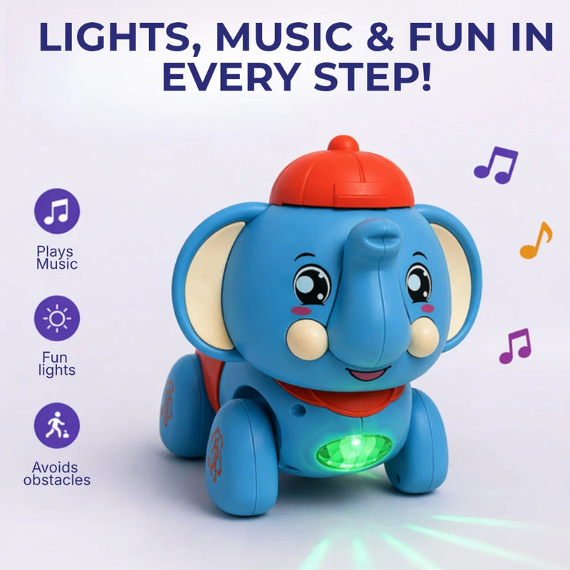 Tak Tak Toys Jumpy Elephant - Interactive Musical Toy