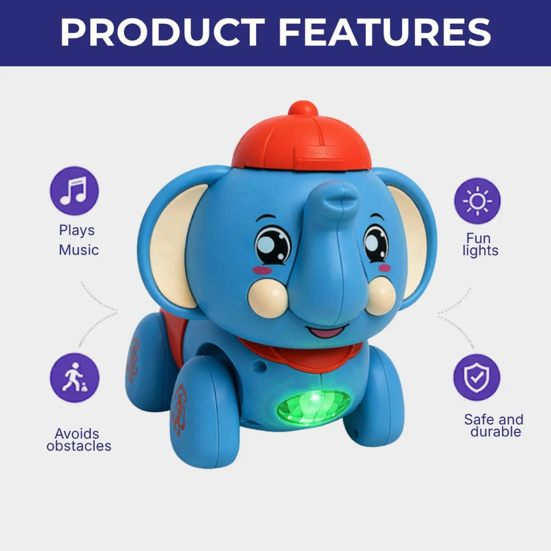 Tak Tak Toys Jumpy Elephant - Interactive Musical Toy
