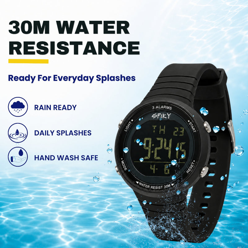 Spiky SPKEVA70 Square Digital Sports Watch