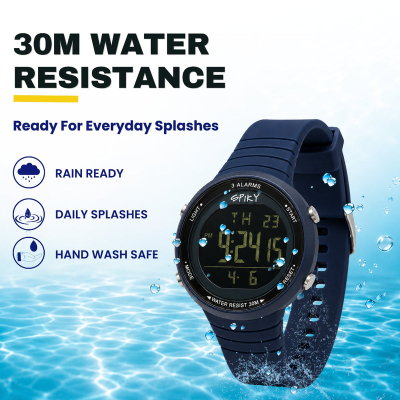 Spiky SPKEVA70 Square Digital Sports Watch