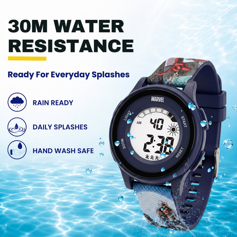 Spiky MV10 Round Kids Digital Watch For Boys & Girls