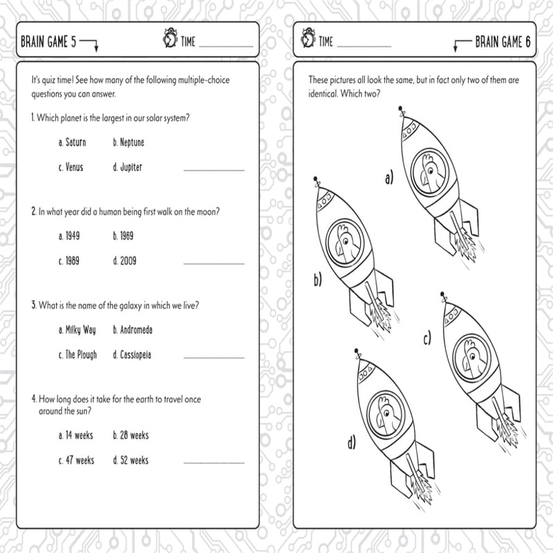 5-Minute Brain Games For Clever Kids