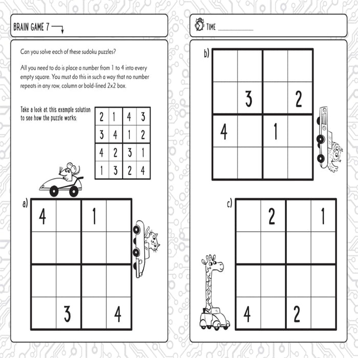 5-Minute Brain Games For Clever Kids-Activity Books-Hi-Toycra