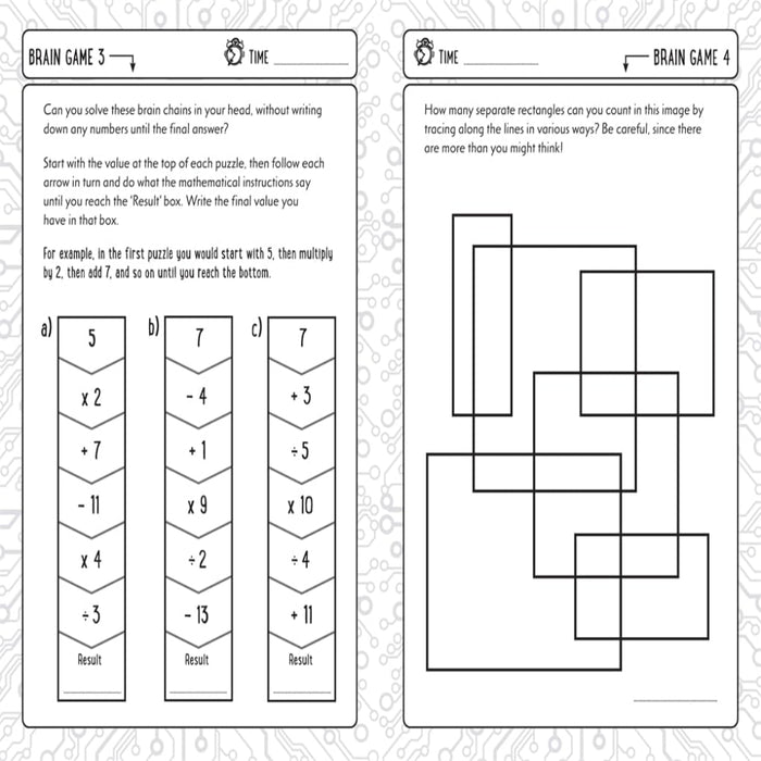 5-Minute Brain Games For Clever Kids-Activity Books-Hi-Toycra