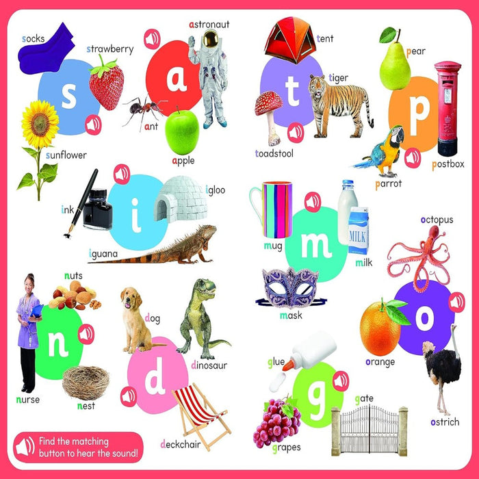 50 First Phonics Sound Book-Sound Book-SBC-Toycra