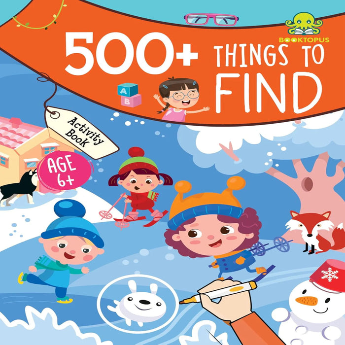 500+ Things To Find Activity Book-Activity Books-Booktopus-Toycra