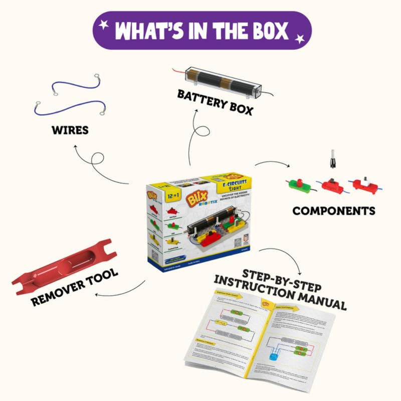 Blix 12 In 1 E-Circuits Lights (15+Pieces)