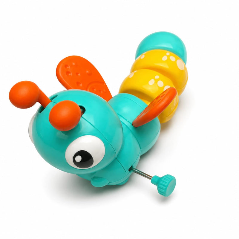 Innovitoy Caterpillar Wiggle Wings Wind-Up Crawling Toy - Multi Color
