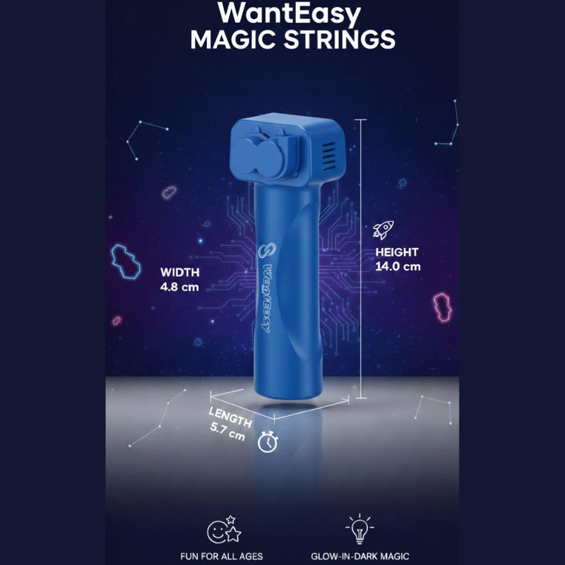 Karma Solutions Genie's Toy Bus Magic Strings Rechargeable Flying Rope Launcher Toy