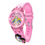 Spiky 7 Multicolor LED Lights Analog Watch For Boys & Girls