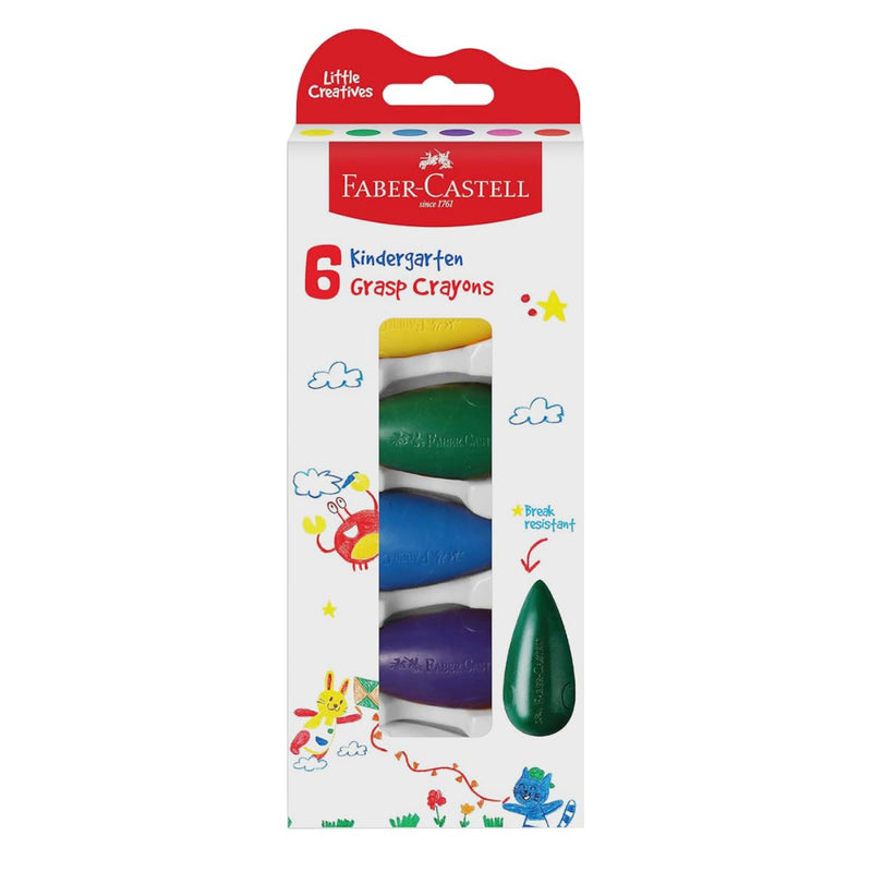 Faber-Castell Little Creatives Grasp Crayons Set of 6