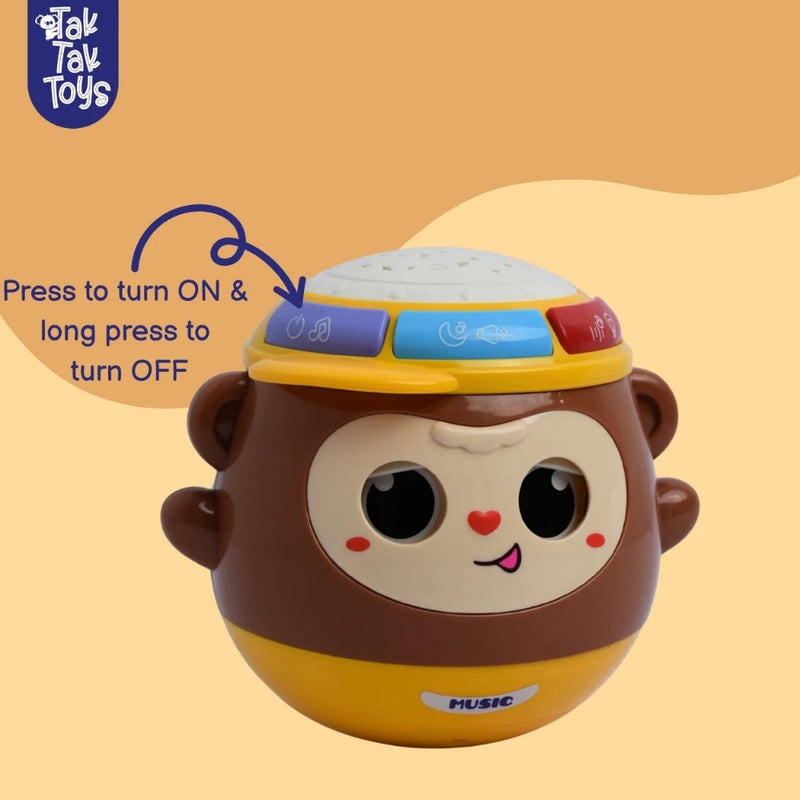 Tak Tak Toys Jungle Beats - Musical Monkey Toy with Lights