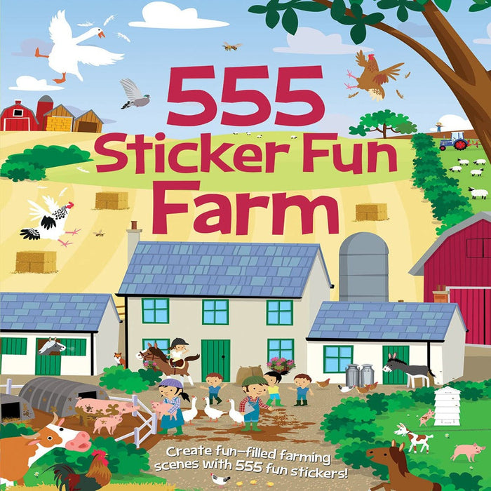 555 Stickers Fun Book-Sticker Book-Toycra Books-Toycra