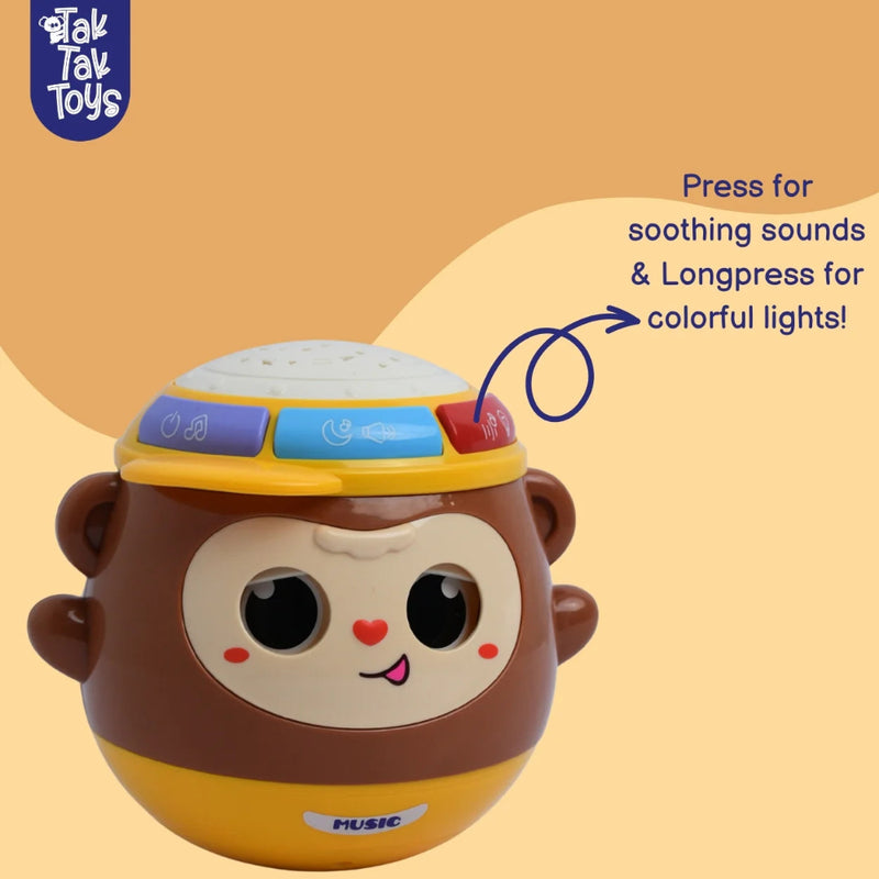 Tak Tak Toys Jungle Beats - Musical Monkey Toy with Lights
