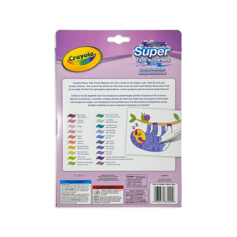 Crayola Super Tips Pointes Washable Markers