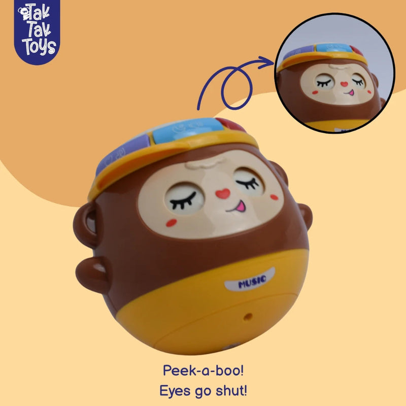 Tak Tak Toys Jungle Beats - Musical Monkey Toy with Lights